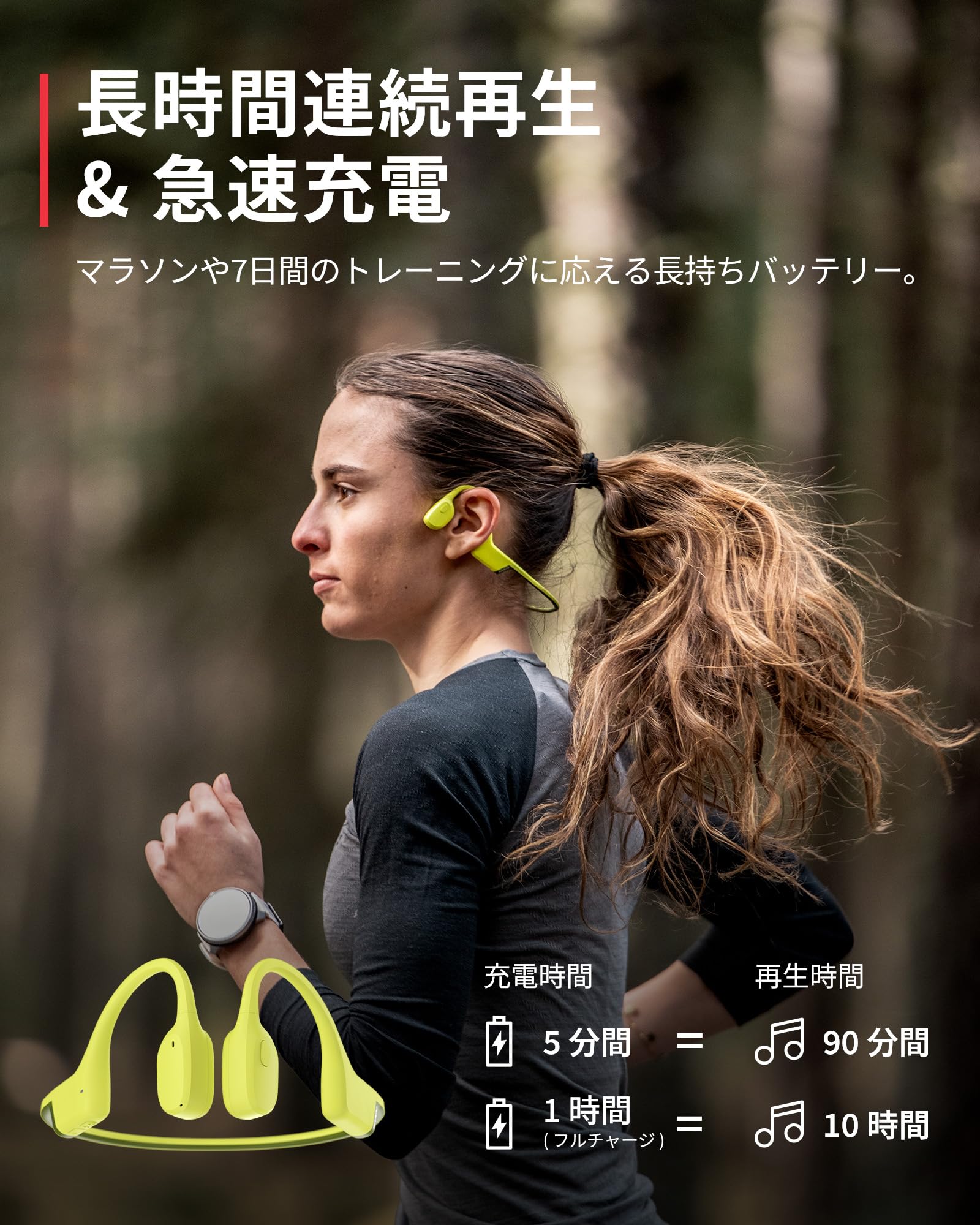 Amazon.co.jp: スント(SUUNTO) 骨伝導イヤホン SUUNTO SONIC LIME